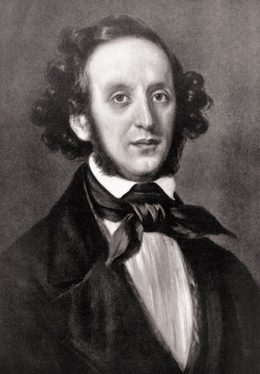 Felix Mendelssohn by Eduard Magnus