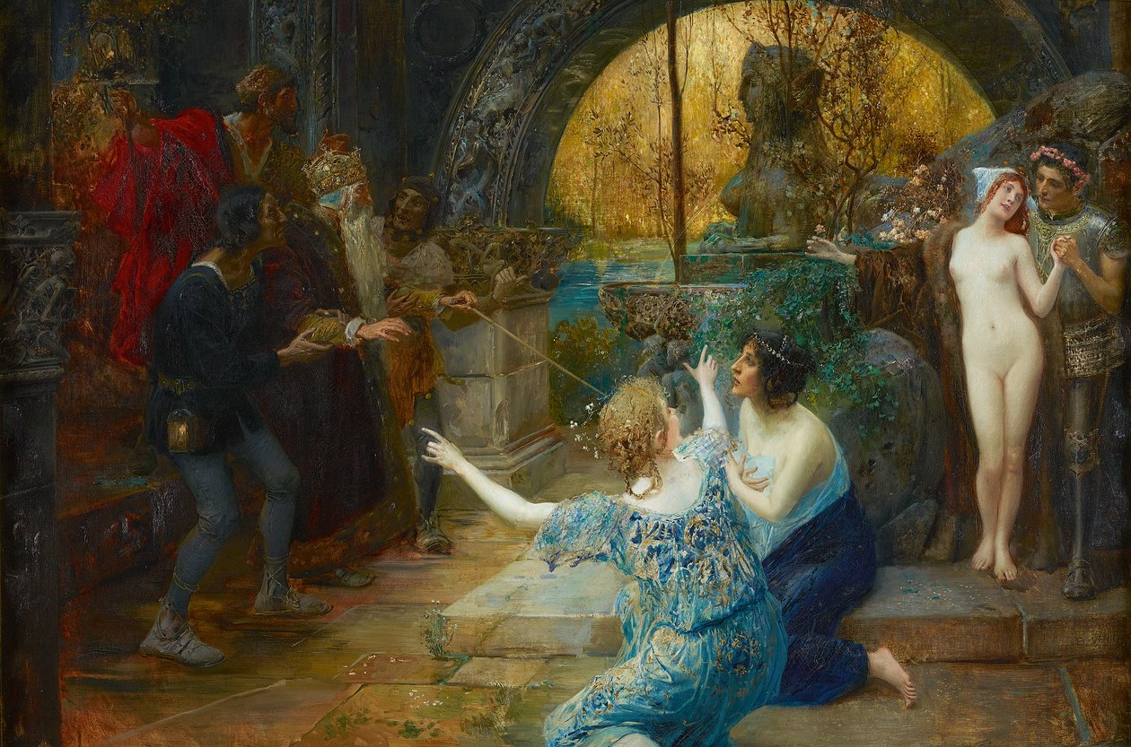 Gençlik çeşmesi by Eduard Veith