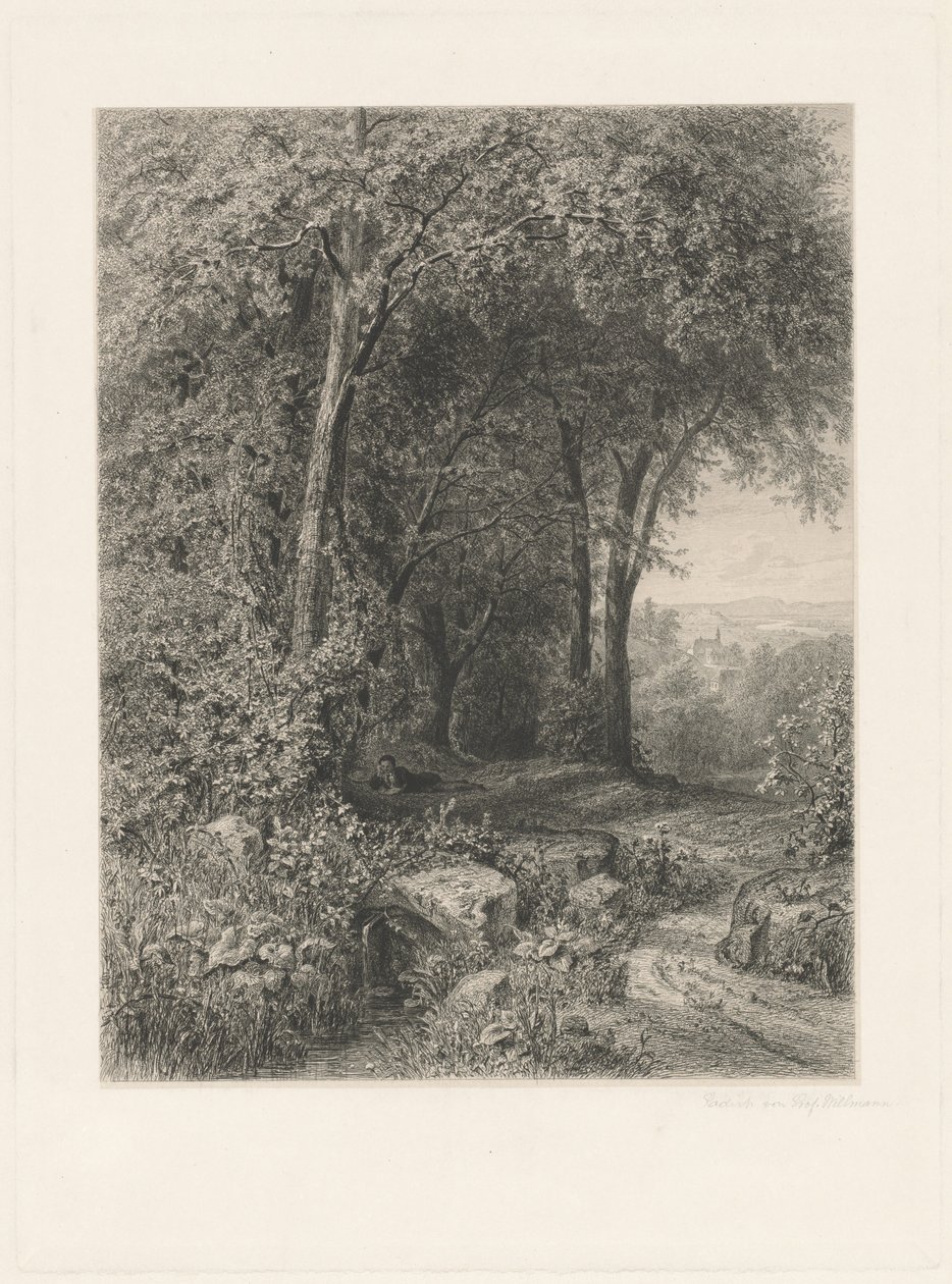 Yaz by Eduard Willmann, after Julius Mařák