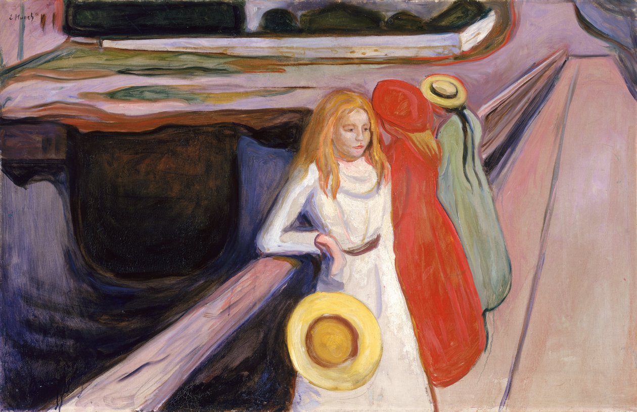 Köprüdeki Kızlar by Edvard Munch