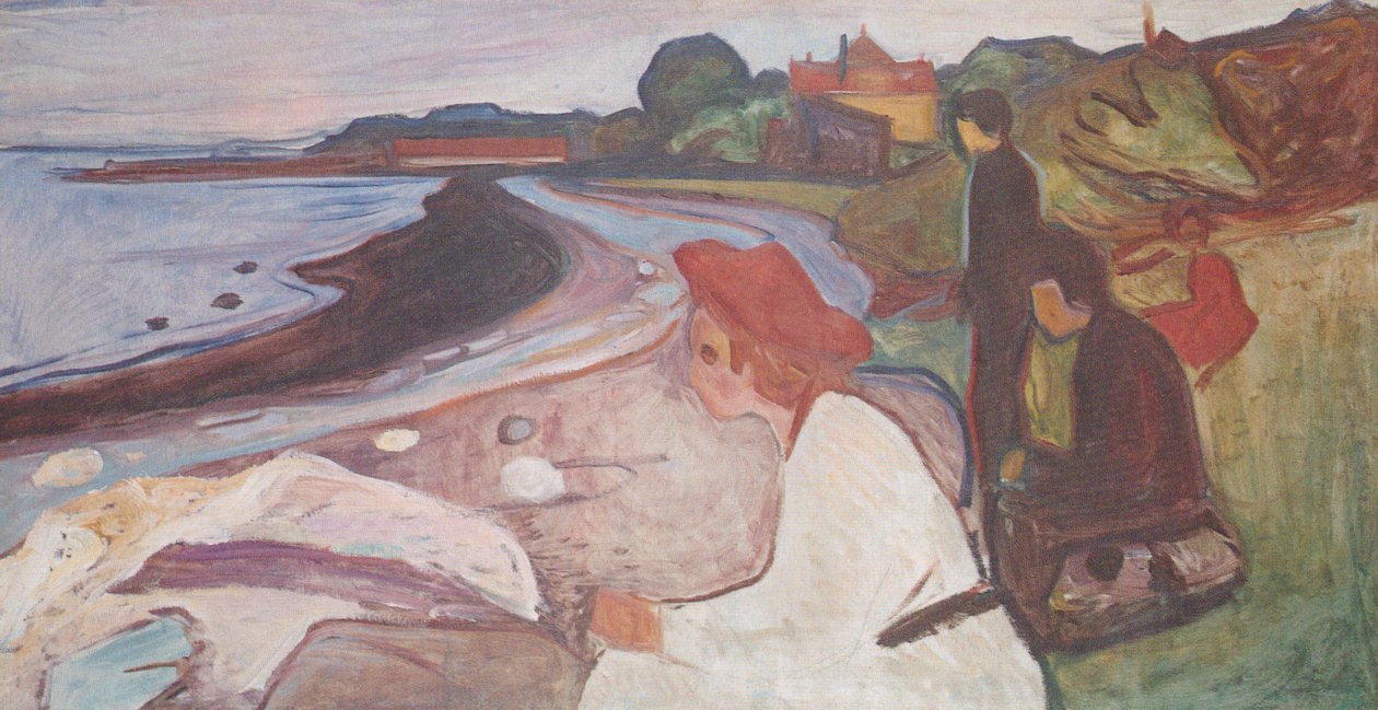 deniz kenarındaki gençlik by Edvard Munch