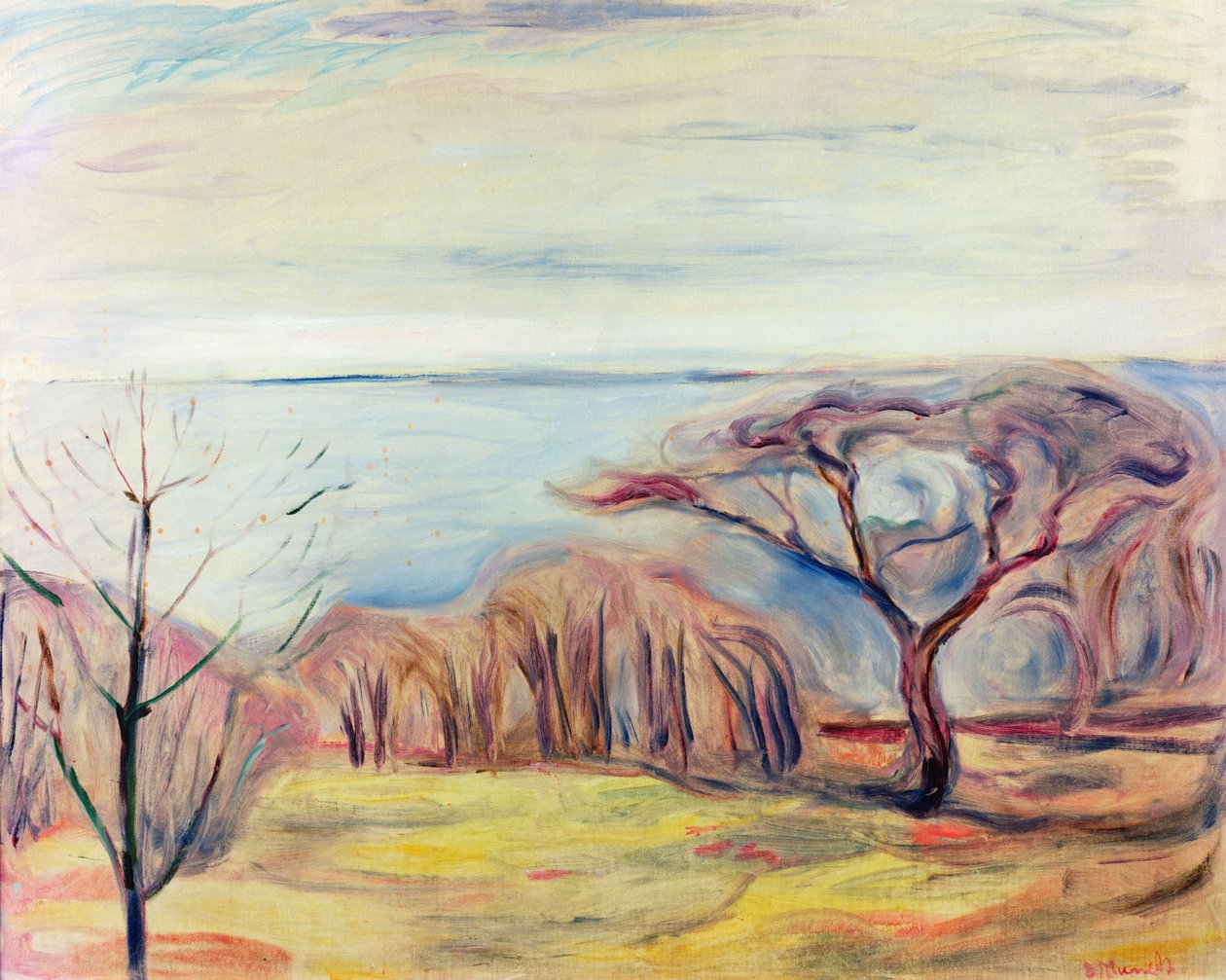 Manzara, 1905 by Edvard Munch