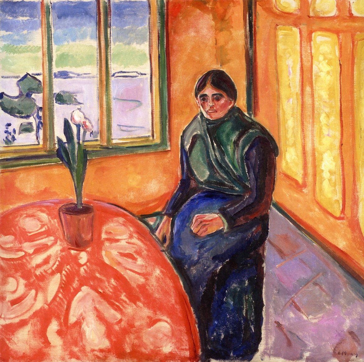 Melankoli by Edvard Munch