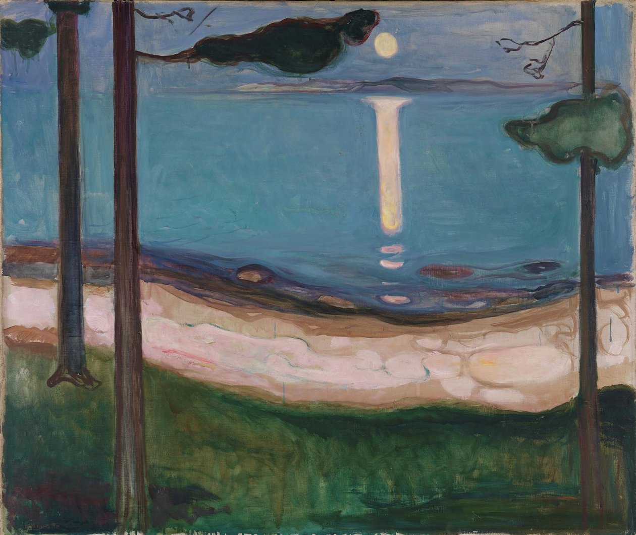 Ay ışığı by Edvard Munch