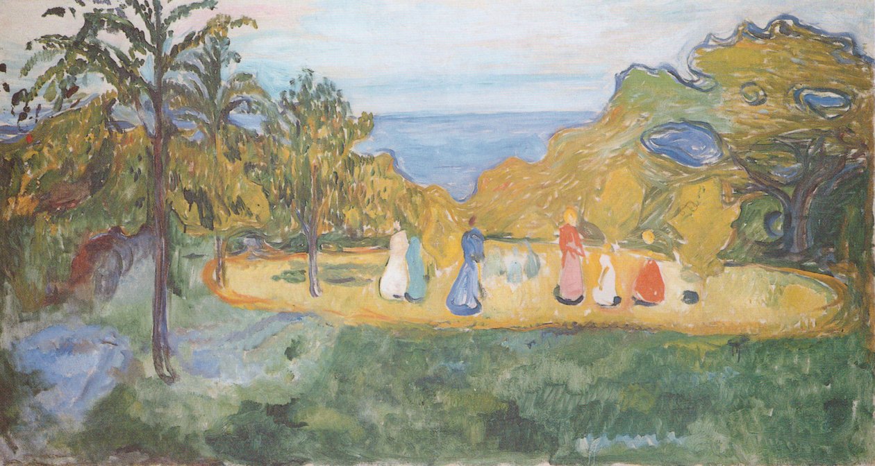 gunes isigi by Edvard Munch