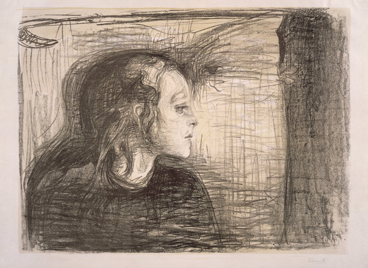 hasta kız by Edvard Munch