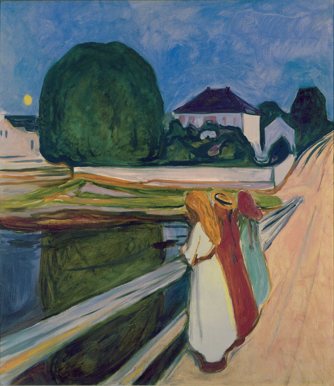 Beyaz Gece, 1903 by Edvard Munch