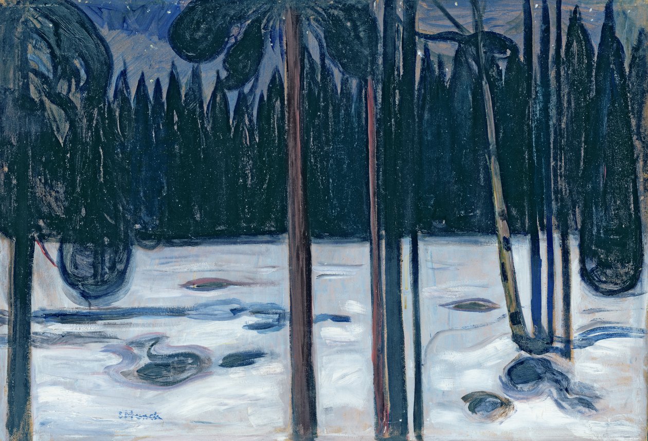 Kış Manzarası by Edvard Munch