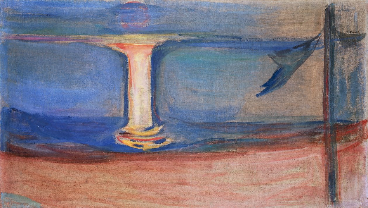 Aasgaardstrand, Aasgaardstrand plajı by Edvard Munch