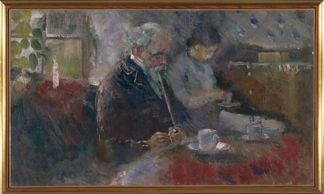 Kahve Masasında by Edvard Munch