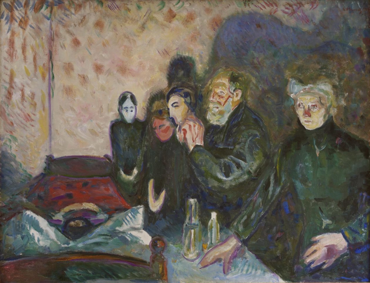 Ölüm Mücadelesi by Edvard Munch