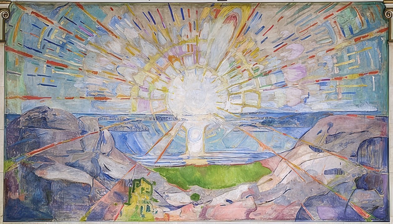 Güneş. 1911-16 by Edvard Munch