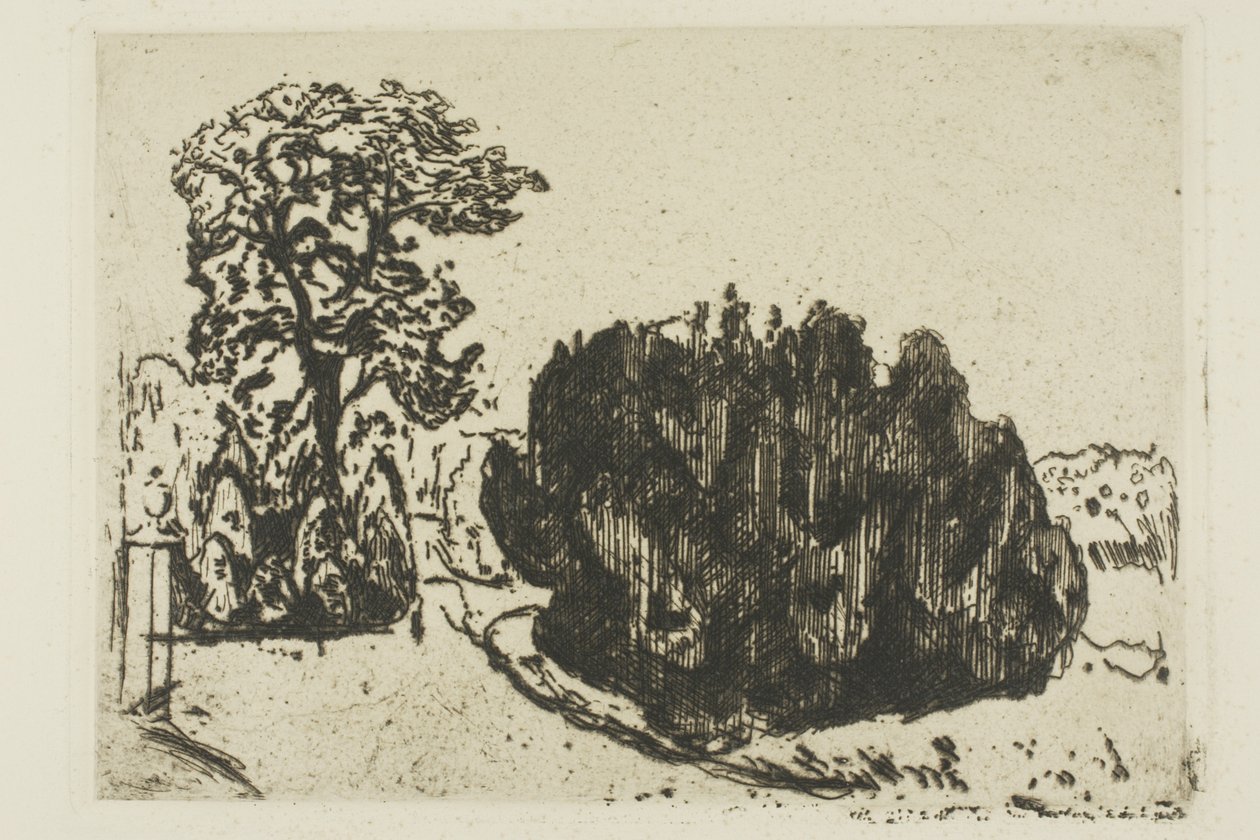 Parkta Akşam by Edvard Munch