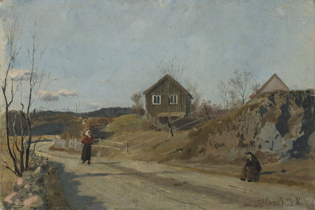 Vestre Aker'den by Edvard Munch