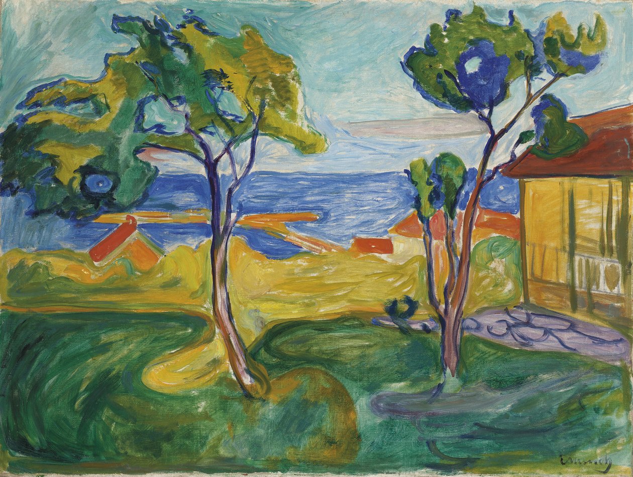 Hagen ve Asgardstrand, 1904-1905 by Edvard Munch