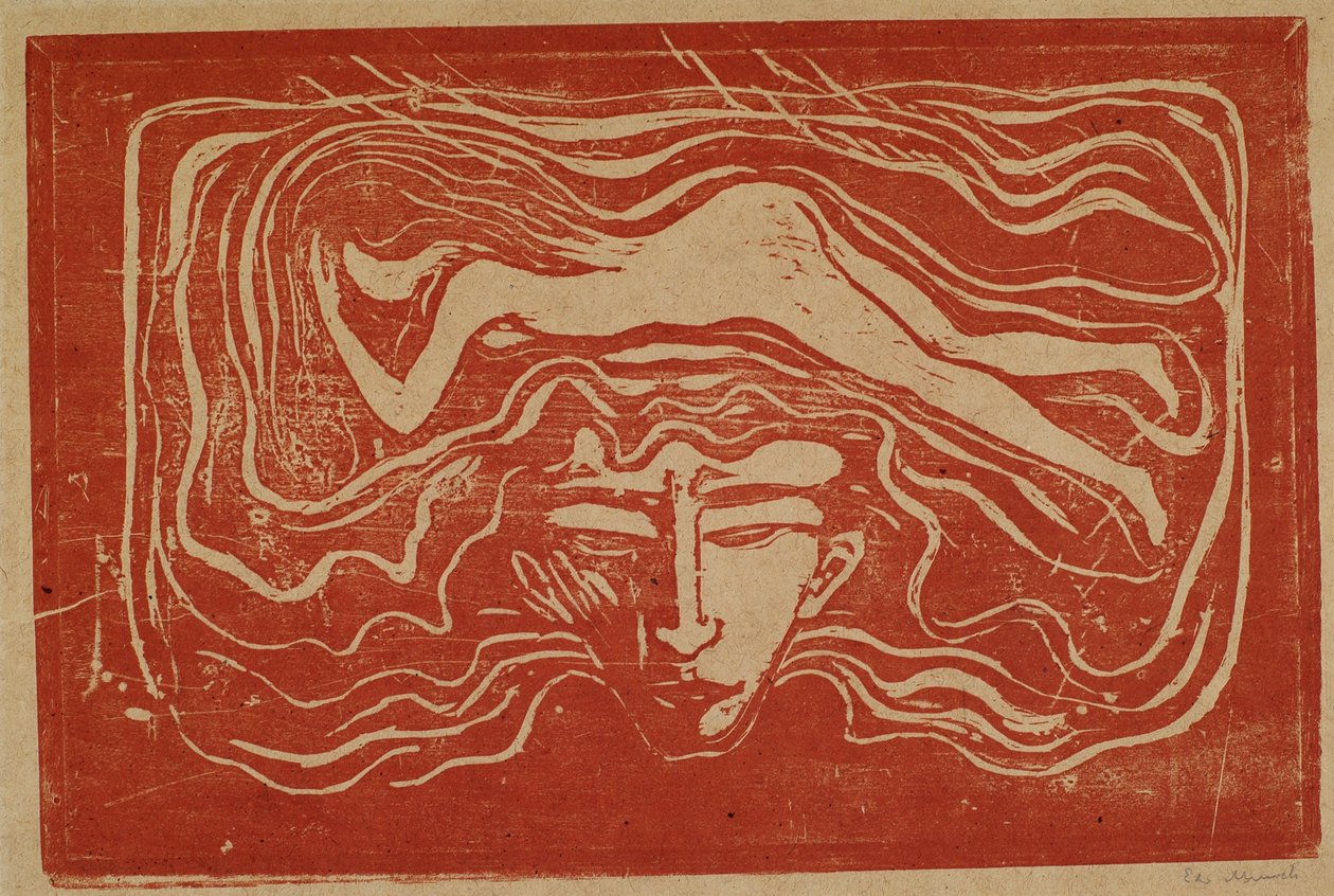 erkeğin beyninde by Edvard Munch