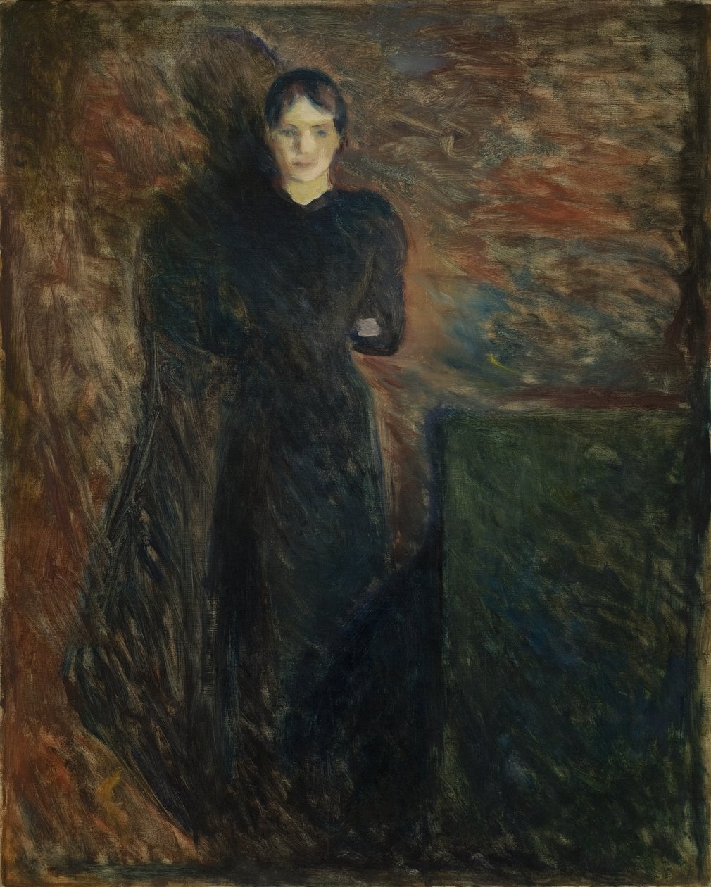 Siyahlı Bayan by Edvard Munch