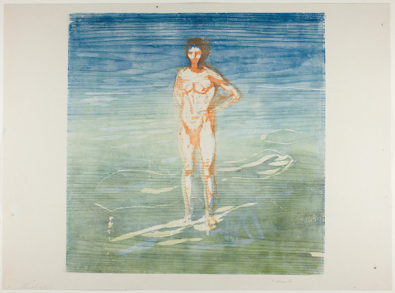 adam banyo by Edvard Munch