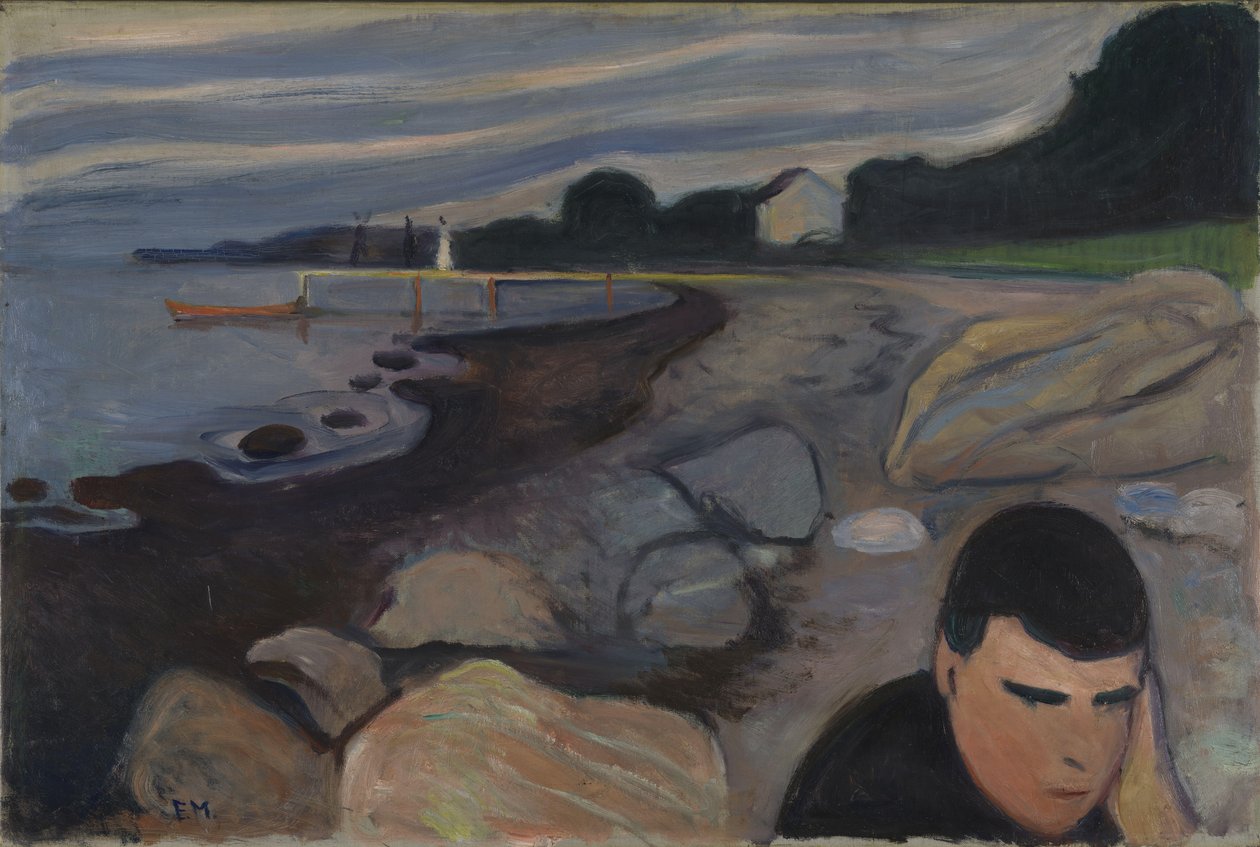 Melankoli by Edvard Munch