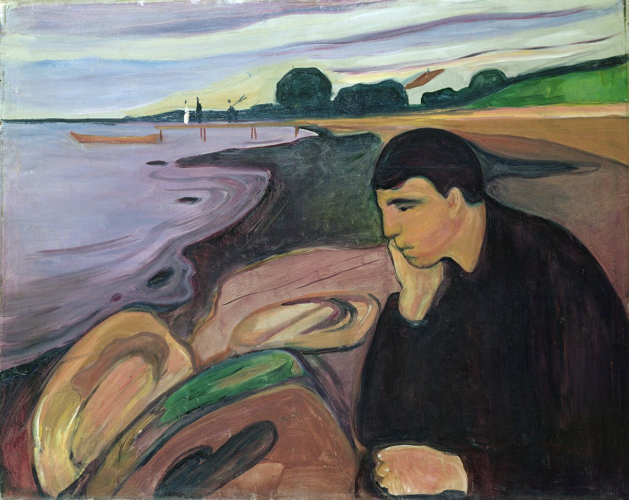 Melankoli by Edvard Munch