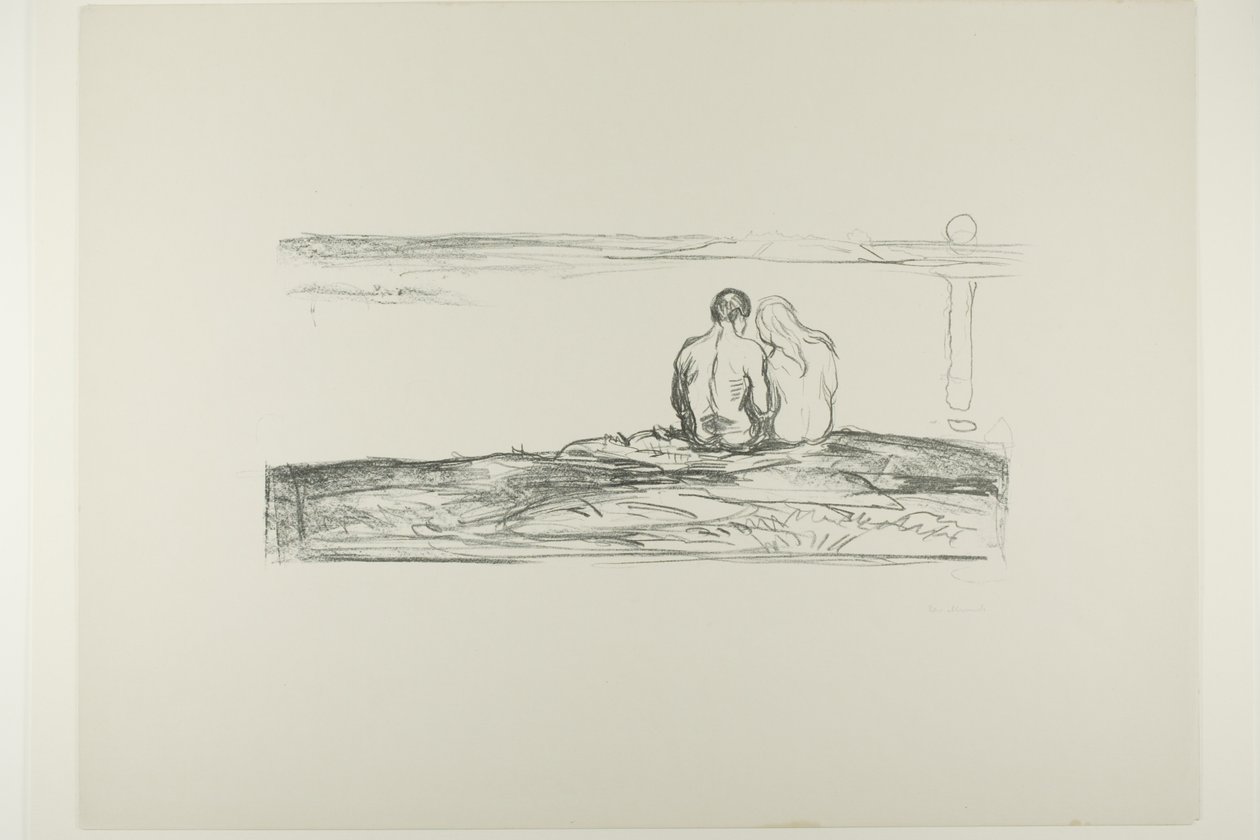 Ayın doğuşu by Edvard Munch