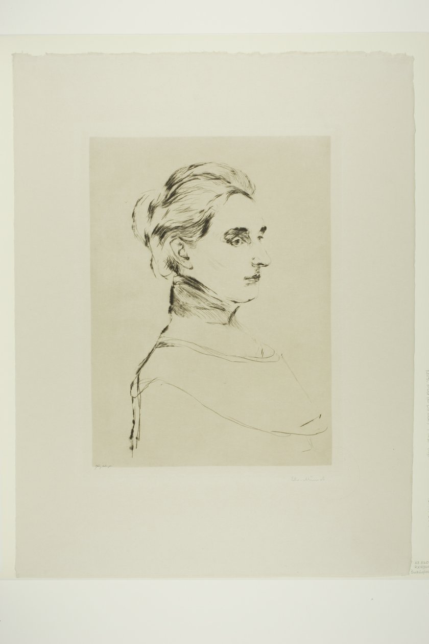 Bayan Marie Linde by Edvard Munch