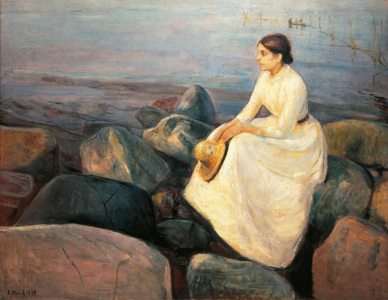 Norveç, Bergen, Inger Sahilde by Edvard Munch