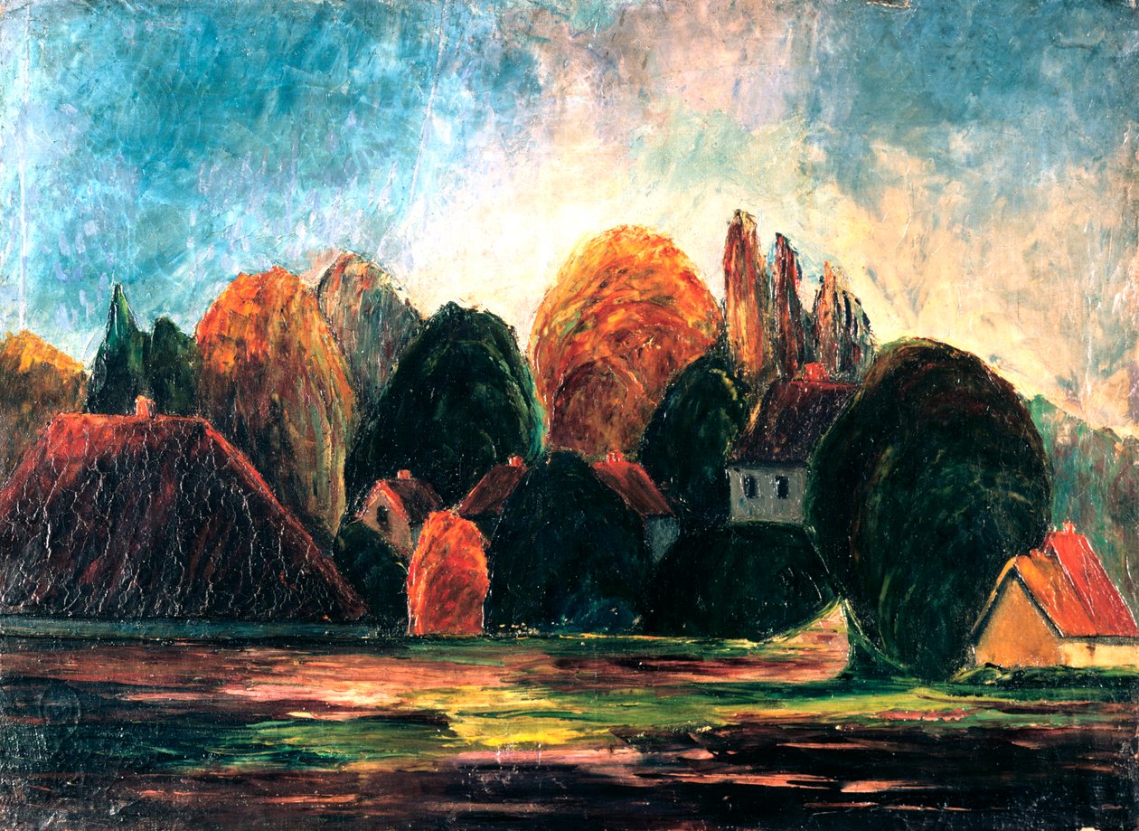 Norveç Geçidi, c1900 by Edvard Munch