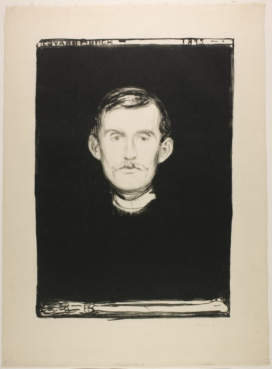 Otoportre by Edvard Munch