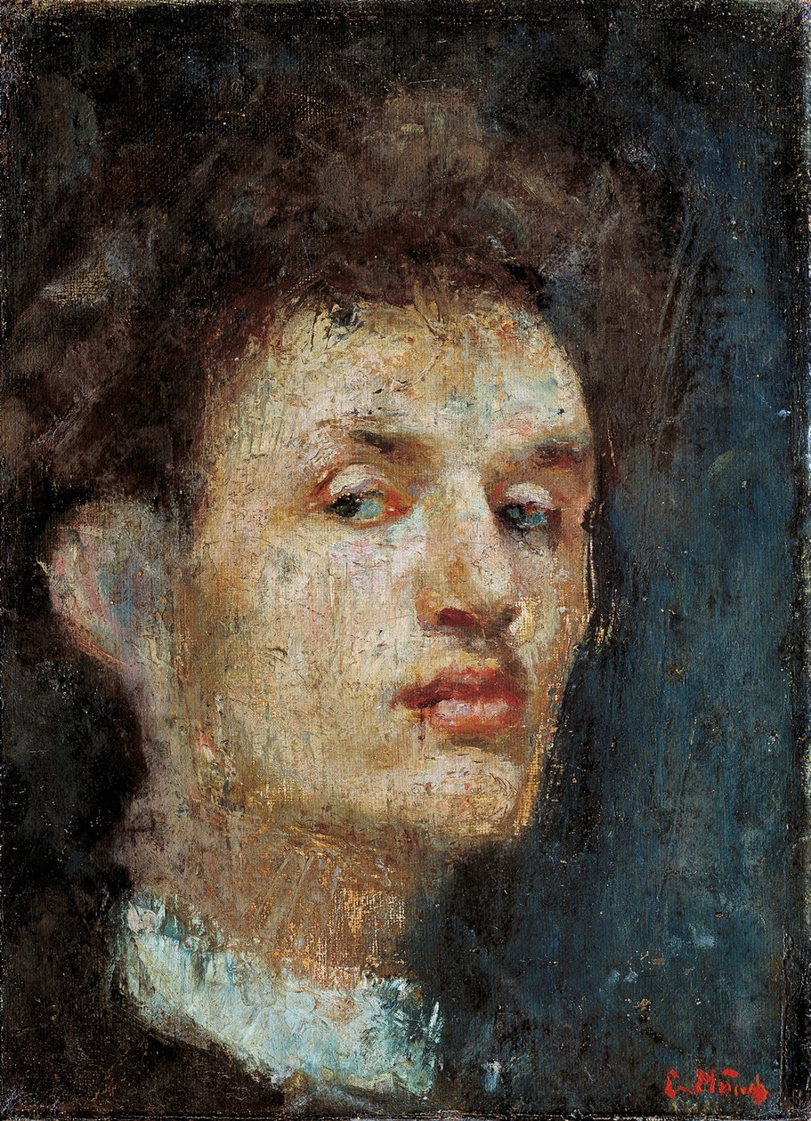 Otoportre by Edvard Munch