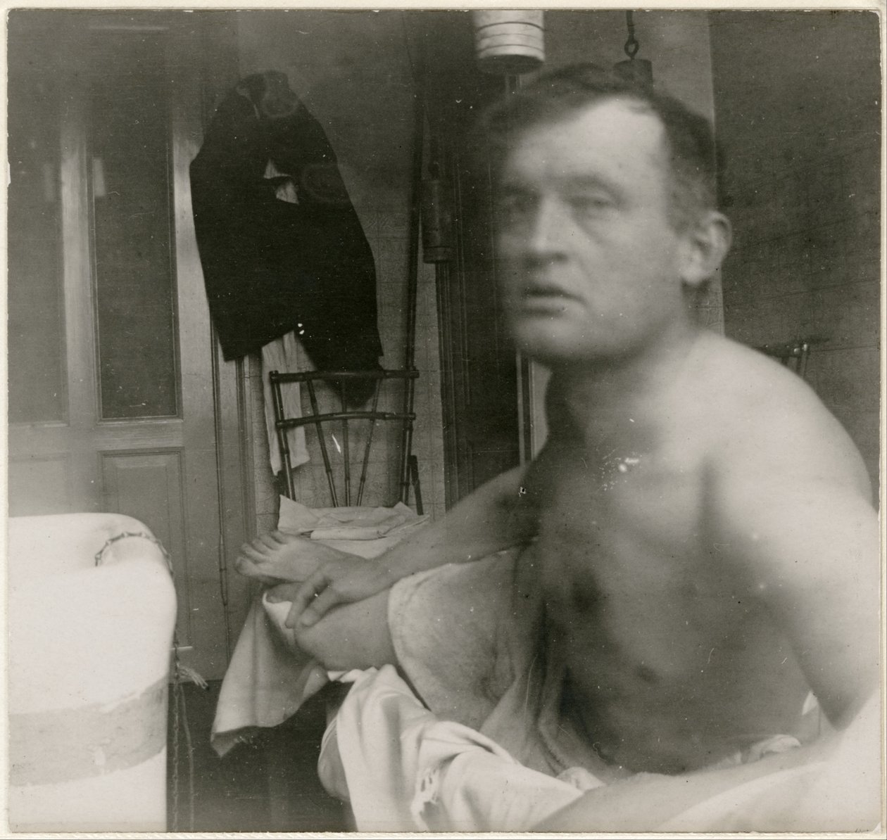 Otoportre “à la Marat” by Edvard Munch