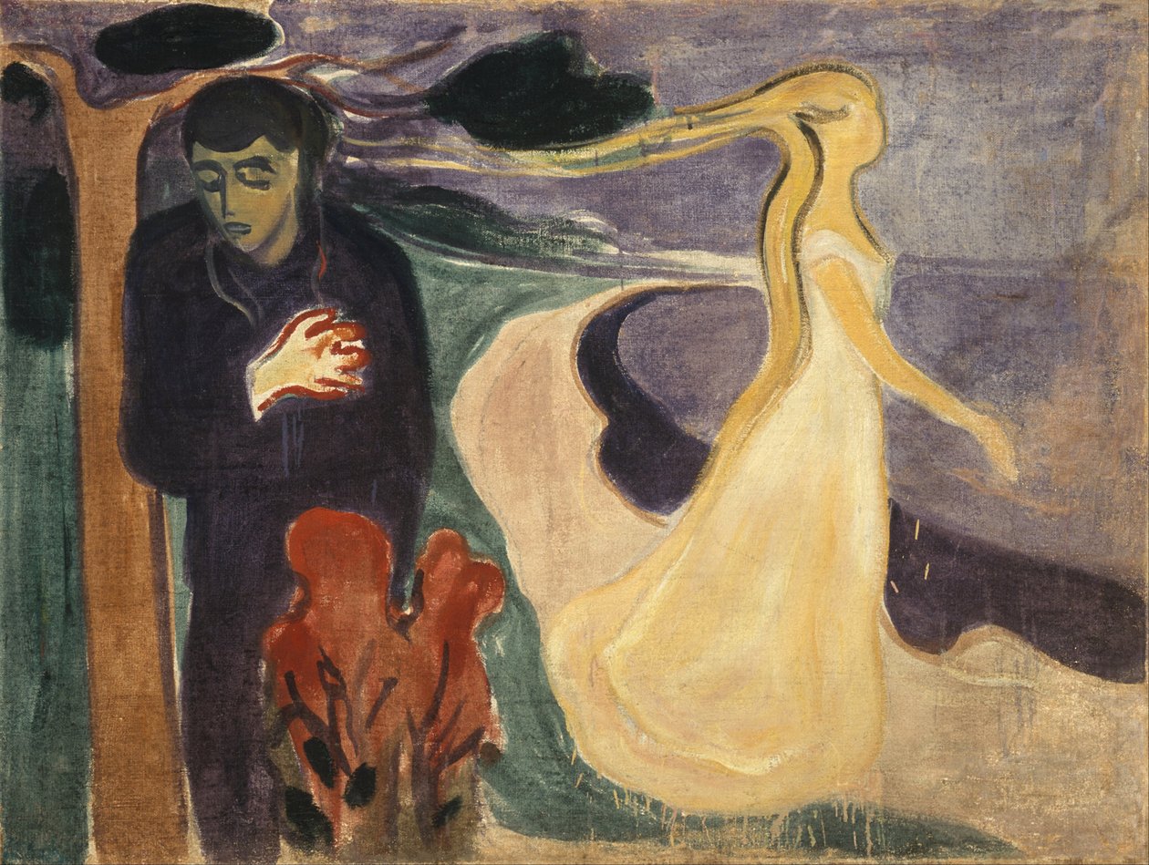 Ayrılma by Edvard Munch