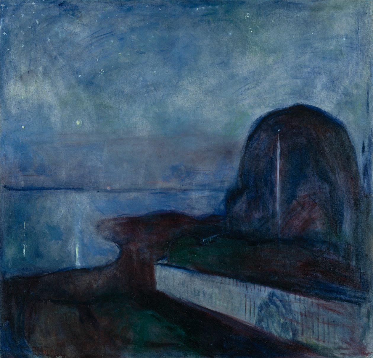Yıldızlı Gece by Edvard Munch