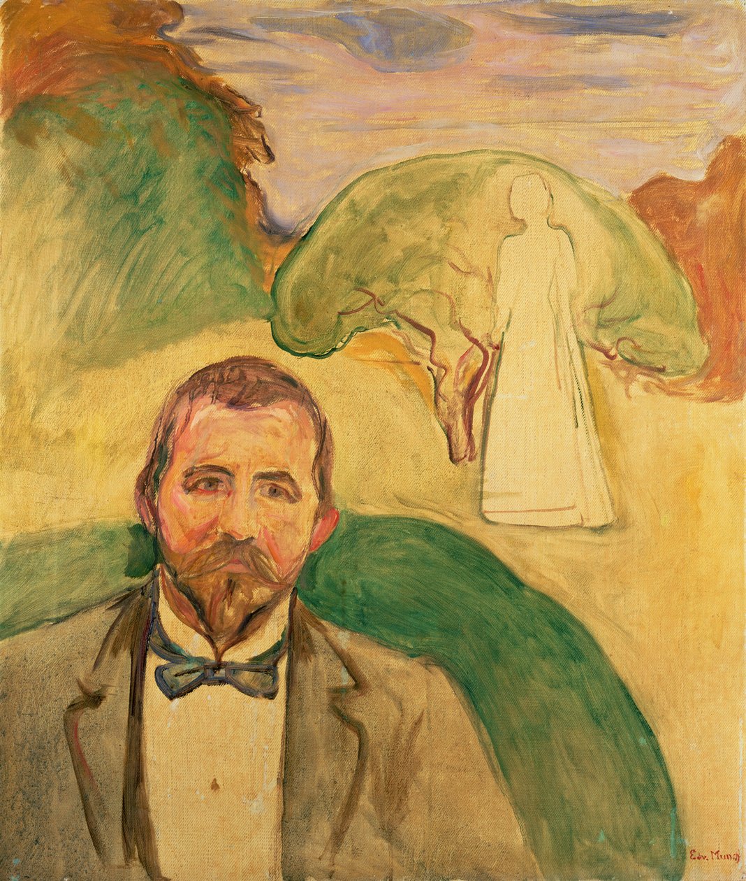 The Dream, 1900 civarı (tuval üzerine yağlı boya) by Edvard Munch