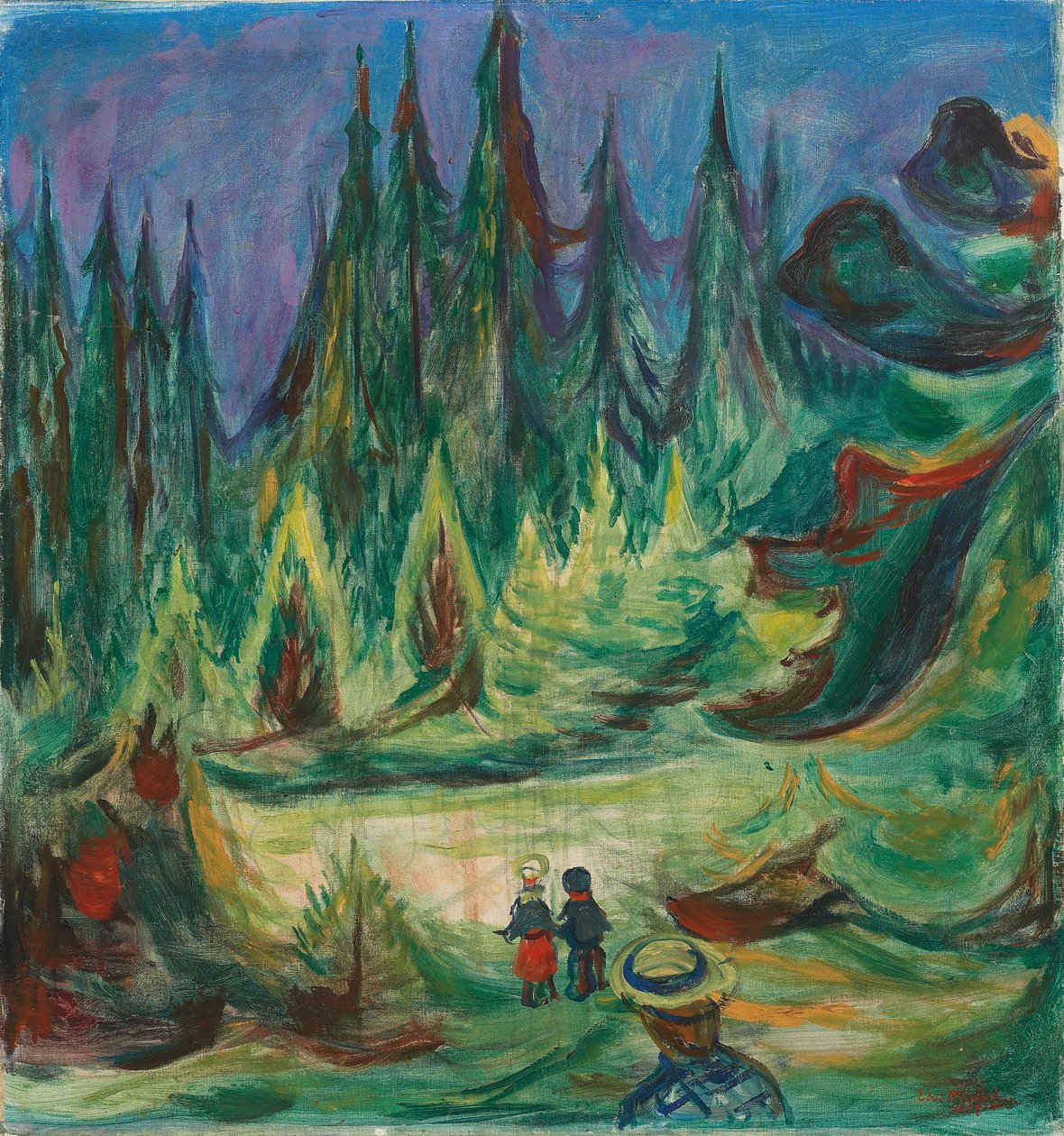 Masal Ormanı by Edvard Munch