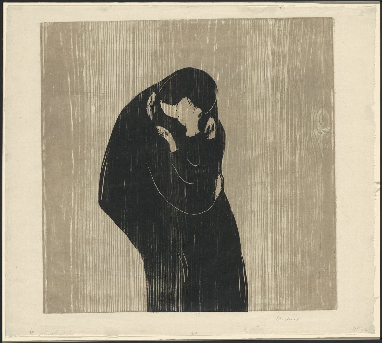 Öpücük IV by Edvard Munch