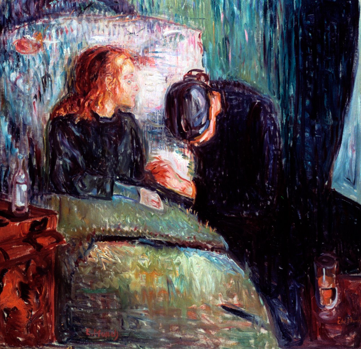 Hasta Çocuk, 1907 by Edvard Munch
