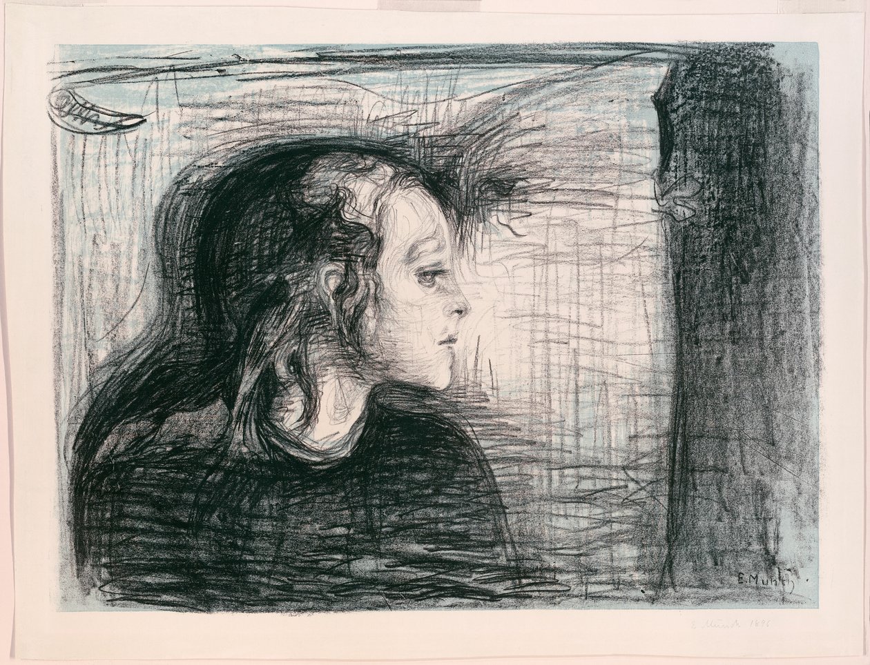 hasta çocuk ben by Edvard Munch