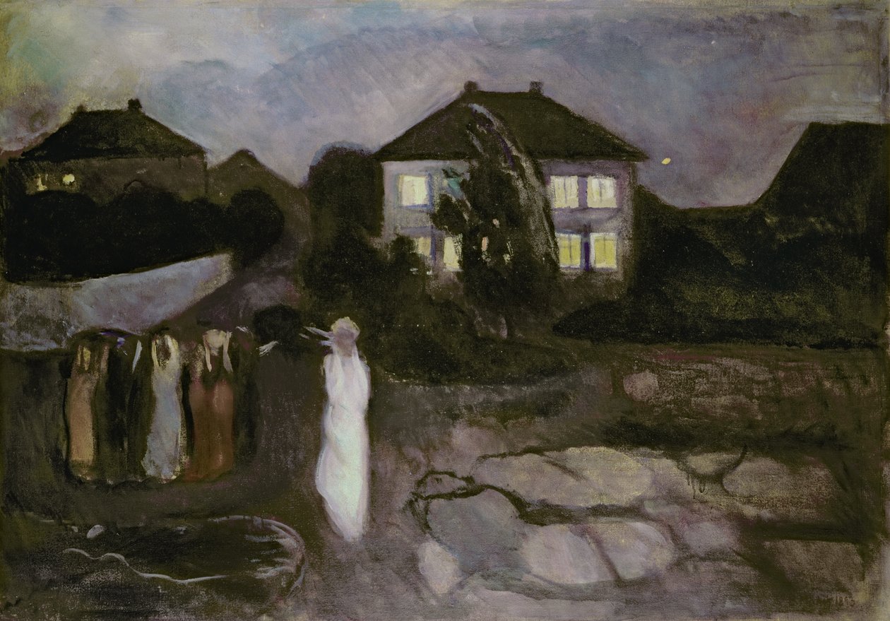 Fırtına, 1893 by Edvard Munch