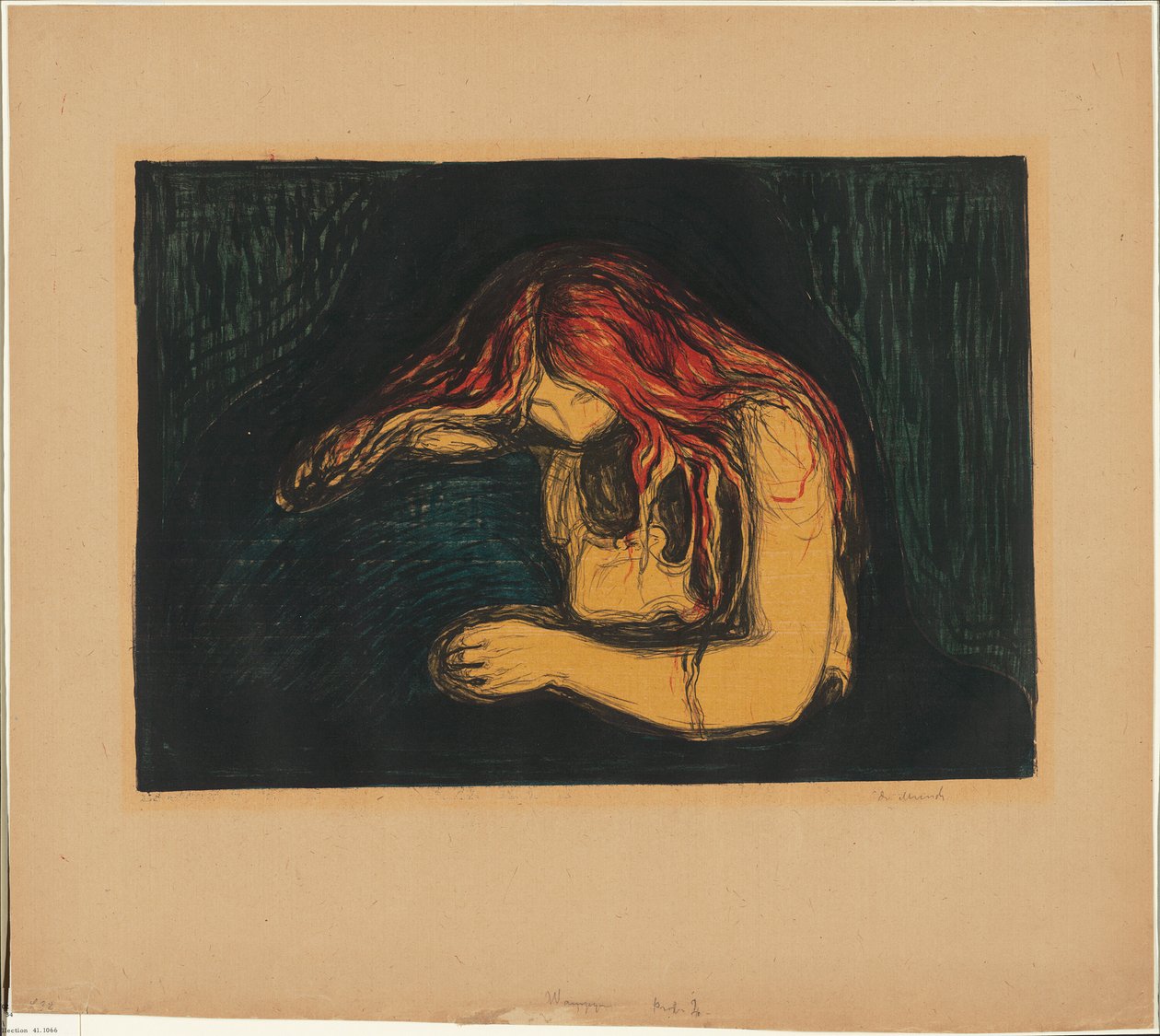 Vampir II by Edvard Munch