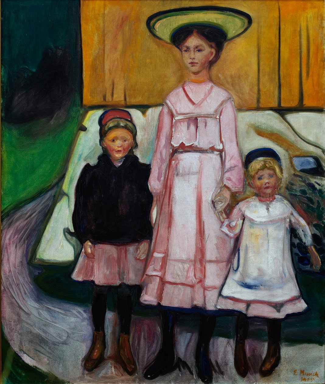 Üç çocuk by Edvard Munch