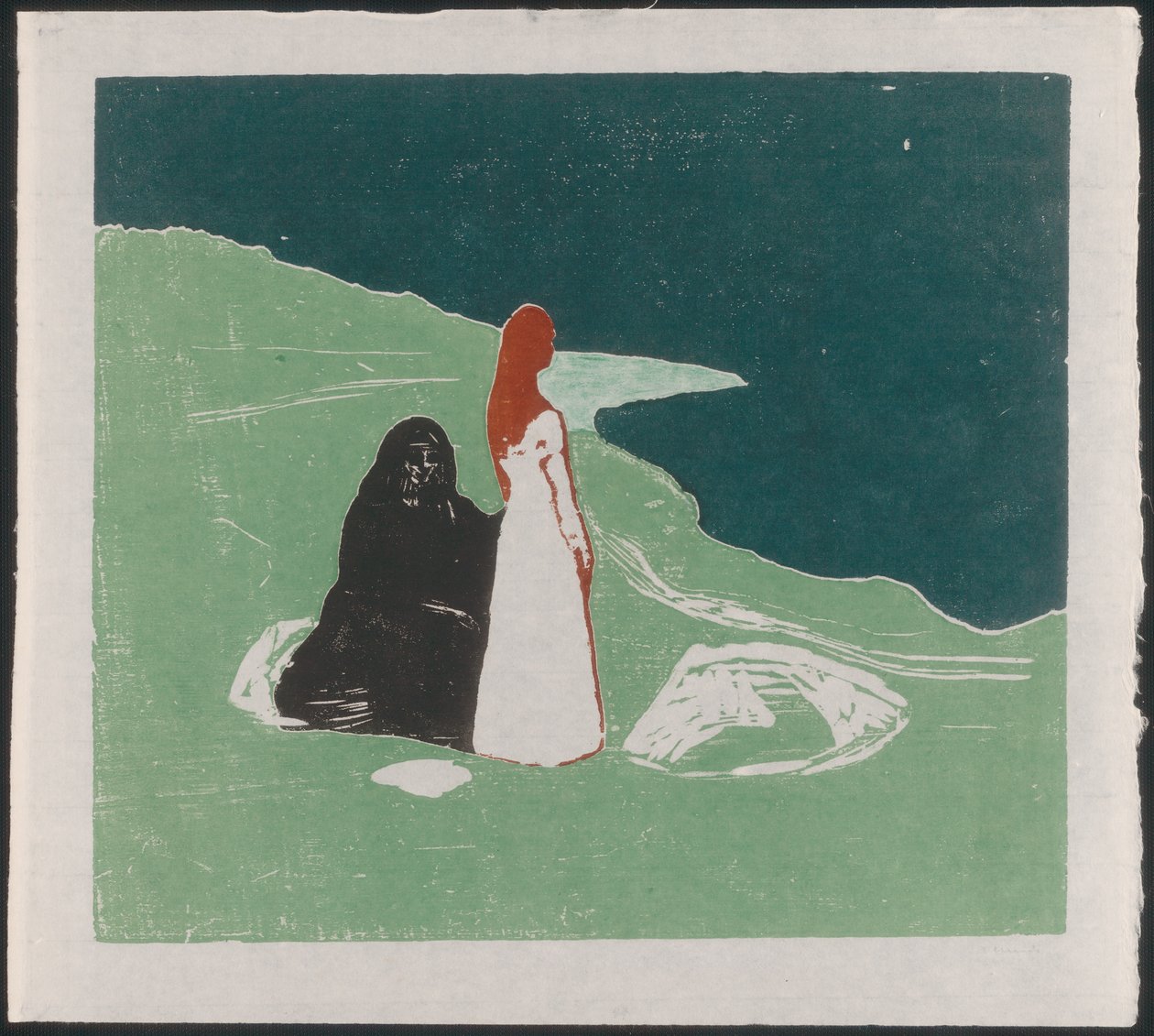 Sahilde İki Kadın by Edvard Munch