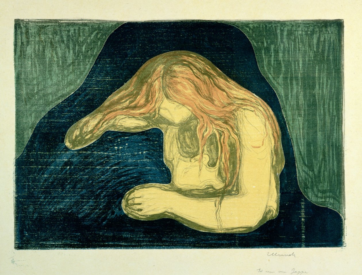 Vampir by Edvard Munch