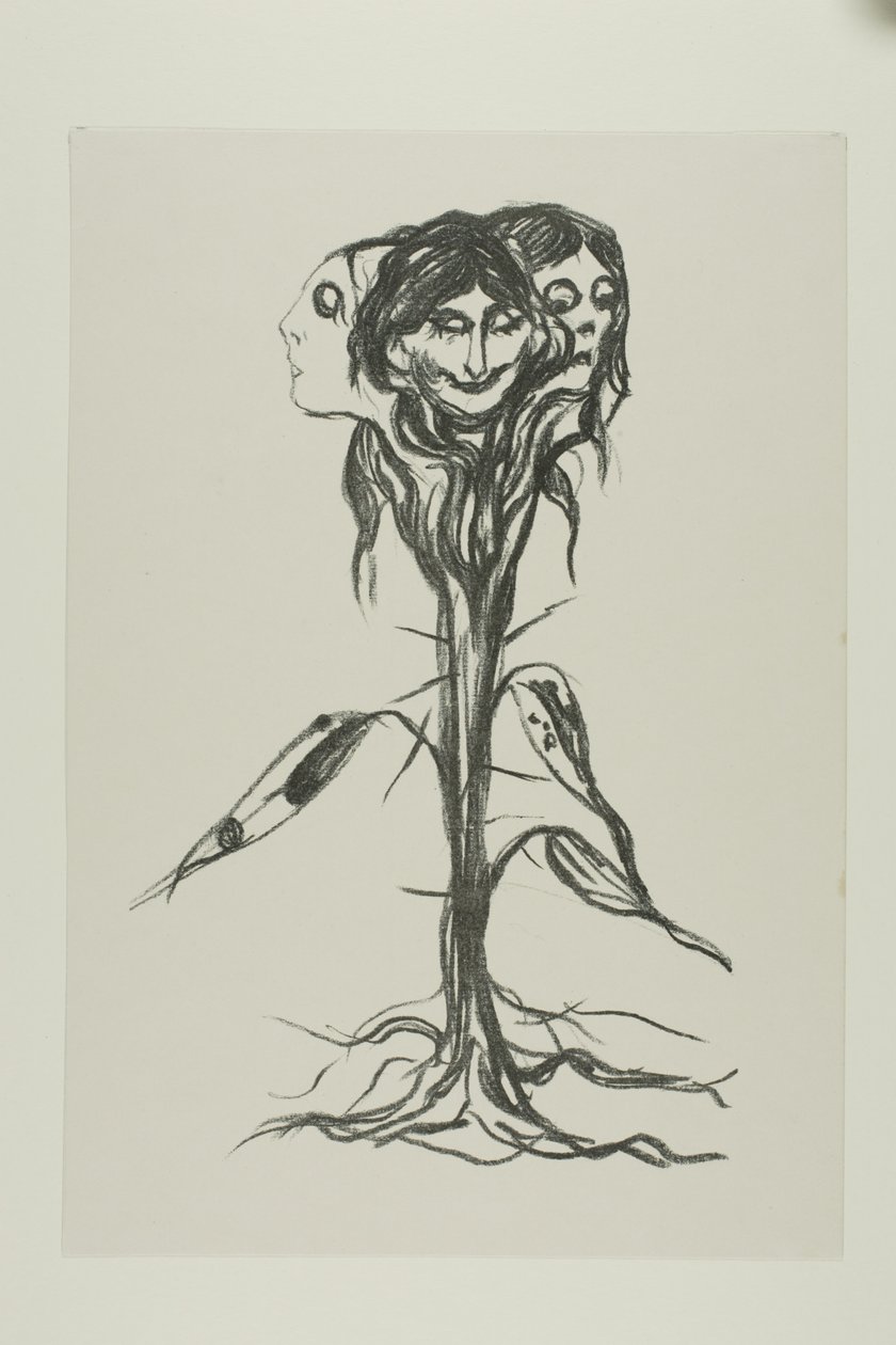 Vinyet: Amaryllis by Edvard Munch