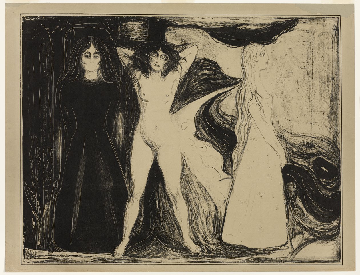Kadın (Sfenks) by Edvard Munch