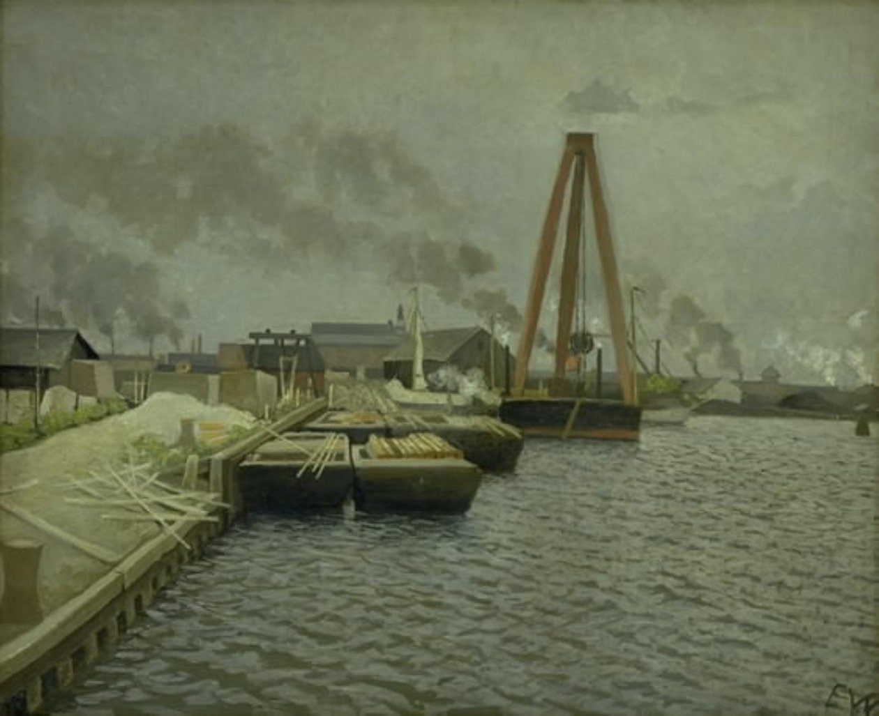 Refshaleøen. Kopenhag Limanı by Edvard Weie