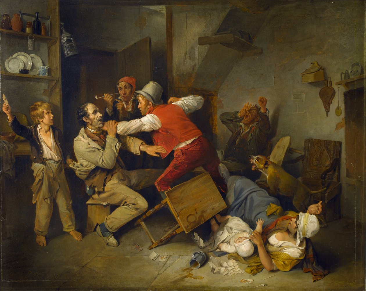 ಚೀಟ್ ಡಿಟೆಕ್ಟೆಡ್, 1814 ಟರ್ಕ್ by Edward Bird