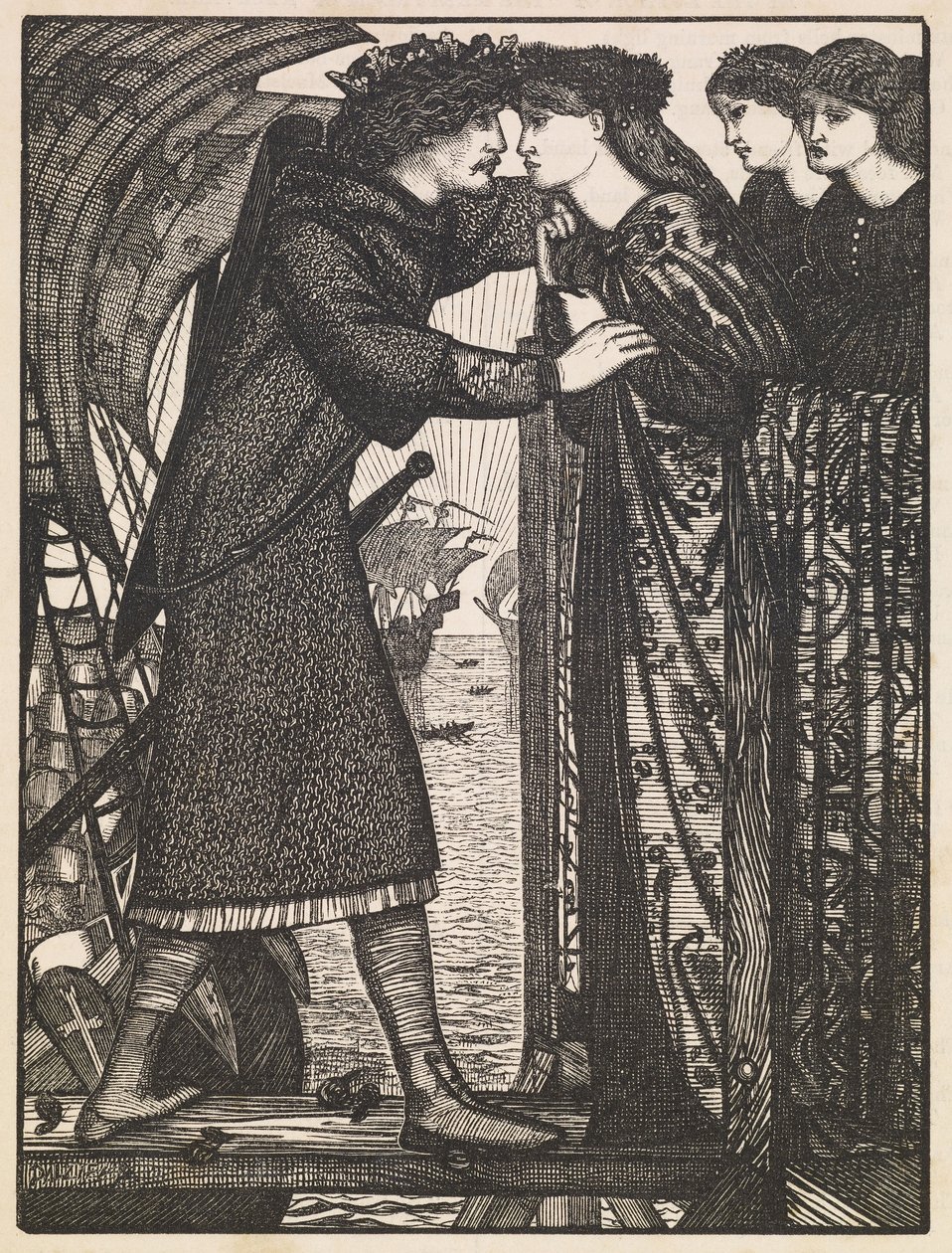 Haçlı Kral Sigurd by Edward Burne Jones