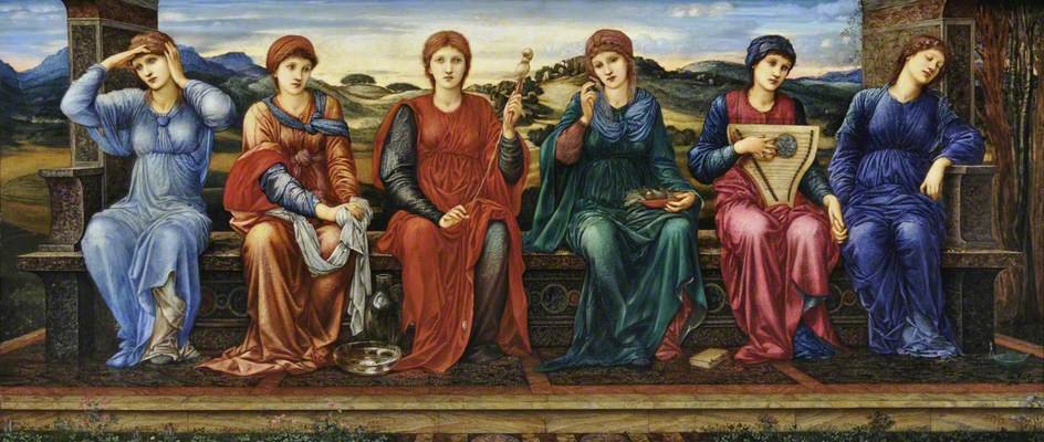 Saatler by Edward Burne Jones