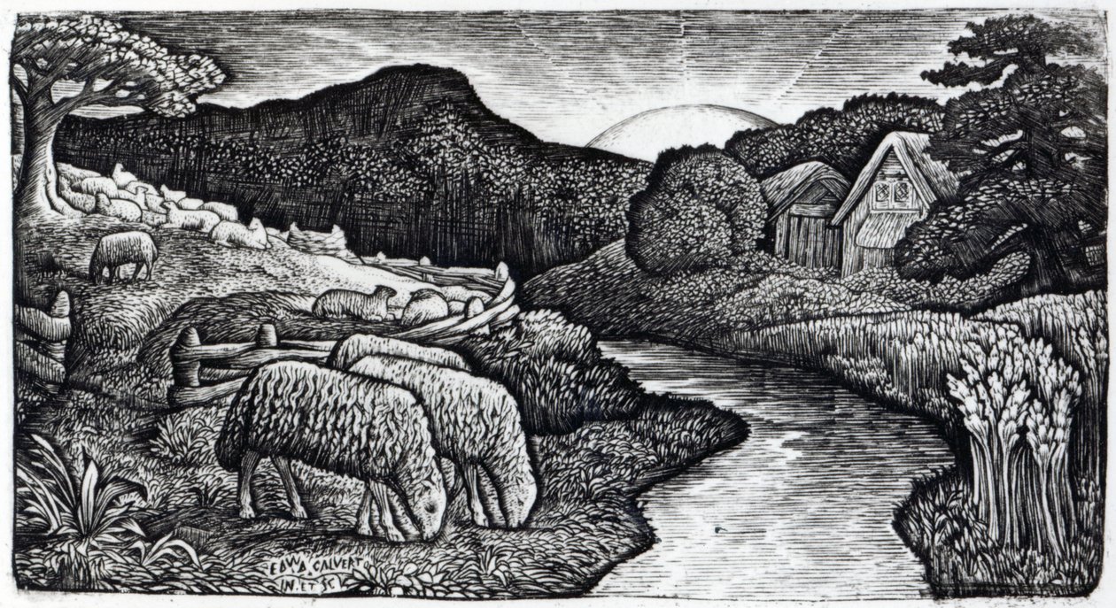 Çayırının Koyunu, c.1828, Calvert